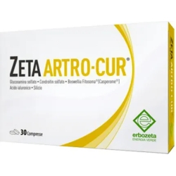 ERBOZETA Zeta Artro Cur 30 compresse - Integratore per Artrite
