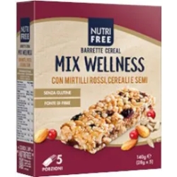 Mix Wellness - barrette cereal 5 monoporzioni da 28 g