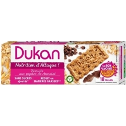 Biscotti di crusca d'avena con gocce di cioccolato 225g