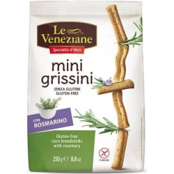 Le Veneziane - Mini Grissini senza glutine al Rosmarino 250 g