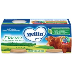 Omogeneizzato di manzo e farina di riso 2x120 G