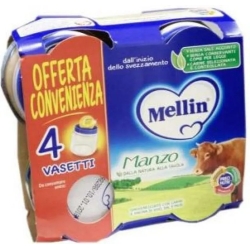 Omogeneizzato di manzo e farina di riso 4x80 G