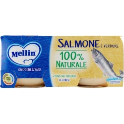 Omogeneizzato di salmone e verdure 2x80 G