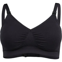 Comfy - Reggiseno Per Gravidanza E Allattamento colore Nero Misura L