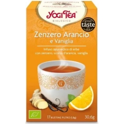 Fior Di Loto Yogi Tea Zenzero Arancia Vaniglia - Infuso per tisane 17 bustine