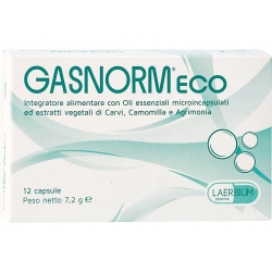 Gasnorm Eco 12 Capsule - Integratore Per Contrastare Il Gonfiore Addominale