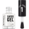 RIMMEL Super Gel - Smalto Effetto Gel A Lunga Tenuta N. 001 Basic 