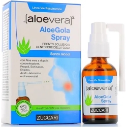 Zuccari Aloevera2 Aloegola Spray 30 ml - Integratore Per Il Benessere Della Gola