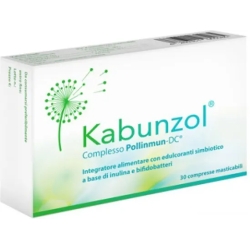 Kabunzol 30 compresse masticabili - Integratore simbiotico per l'intestino