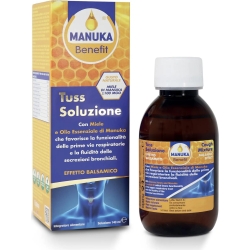 Optima Naturals Manuka Benefit Tuss Soluzione 140 ml - Integratore Per Le Vie Respiratorie