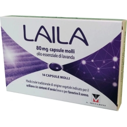 Laila 14 Capsule Molli - Sintomi d'Ansia e Disturbi del Sonno