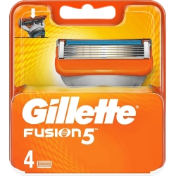 GILLETTE Fusion 5 - 4 Testine Di Ricambio Per Rasoio
