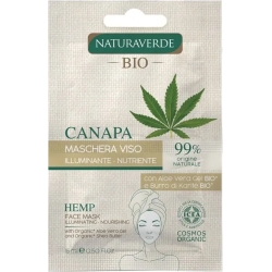 Canapa - Maschera viso illuminante e nutriente 15 ml