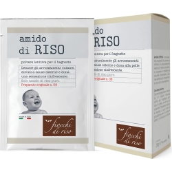 FIOCCHI DI RISO Amido di Riso - polvere lenitiva per il bagnetto 100 g