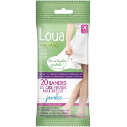 Naturals jambes - 20 Strisce depilatorie per il corpo