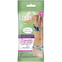 Naturals Maillant - 12 Strisce depilatorie per Inguine