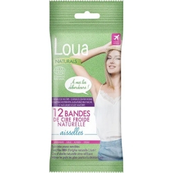 Naturals aisselles - 12 Strisce depilatorie per le Ascelle