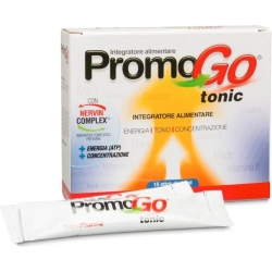Promogo Tonic 15 Stick da 10 ml - Integratore per energia e concentrazione