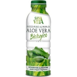 Sanavita Aloe Bio Succo Puro 500 ml - Integratore depurativo