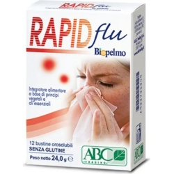 Rapid Flu Biopelmo - Integratore per il benessere della gola 12 bustine orosolubili 