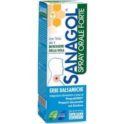 Sanagol Spray Orale Forte Alle Erbe Balsamiche 20 ml - Integratore Per La Gola