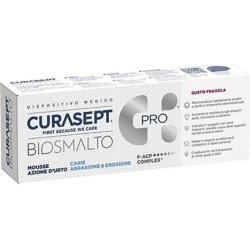 Curasept Biosmalto Pro 50 ml - Mousse azione urto  gusto fragola