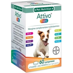 Attivo Tabs 60 tavolette - Mangime Complementare Multivitaminico
