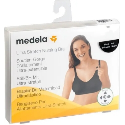 Ultra Stretch Nursing Bra - Reggiseno gravidanza Nero Taglia L