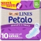 Lines Petalo - 10 Assorbenti Ipoallergenici Lunghi Con Ali Per Flussi Abbondanti