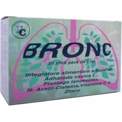 Bronc 20 Stick Pack da 5 ml - Integratore per le vie respiratorie