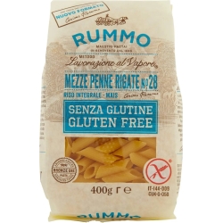 Mezze Penne Rigate n. 28 - Pasta senza glutine 400 G