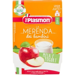 Plasmon La merenda dei bambini Mela e Yogurt 2 x 120 g