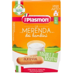 Plasmon La merenda dei bambini Biscotto e Yogurt 2x120 g
