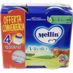 Vitello - omogeneizzato 4 vasetti da 80 g