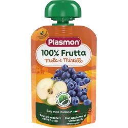 Plasmon Spremi E Gusta mela e mirtillo - alimento per l'infanzia 100 ml