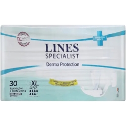 Lines Specialist Derma Protection - 30 Pannoloni Assorbenti a Mutandina per Incontinenza Maxi plus Taglia XL