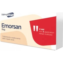 Emorsan Rag 2 Tubi 30+30 ml - Trattamento per Ragadi