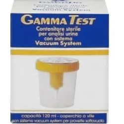 Gemma Test - Contenitore sterile per raccolta urine - 120 ml