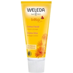 Weleda Baby Calendula - Crema viso protettiva ed idratante 50 Ml