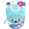 Chicco Fresh Bib - Bavaglino con Massaggiagengive azzurro