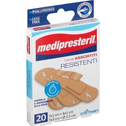 Medipresteril 20 Cerotti assortiti resistenti in 4 formati