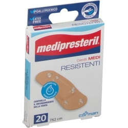 Medipresteril Cerotti Medi Resistenti - 20 Cerotti Da 7 x 2 cm