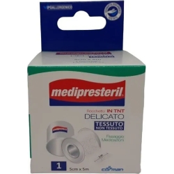 Medipresteril Rocchetto in tnt delicato per il fissaggio delle medicazioni misura 5 cm X 5 metri