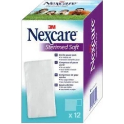 Nexcare Compresse Di Garza Sterile Sterimed Soft - 12 Compresse Da 36 x 40 mm