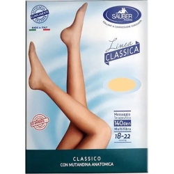 Sauber Linea Classica - Collant Classico in Microrete 140 den taglia 3 Colore Medio