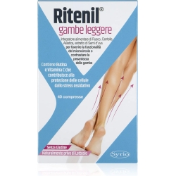 Syrio Ritenil Gambe Leggere 40 Compresse - Integratore Per Il Microcircolo
