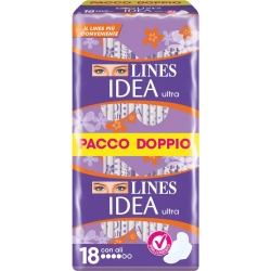 Lines Idea Ultra - 18 Assorbenti Con Ali