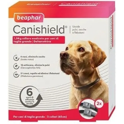 Canishield - 2 Collari Antiparassitari da 65 cm