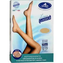 Sauber Linea Classica - Autoreggente 70 den taglia 5 colore neutro beige