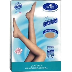 Sauber Linea Classica - Collant Classico Maglia Liscia 70 den taglia 4 colore camel